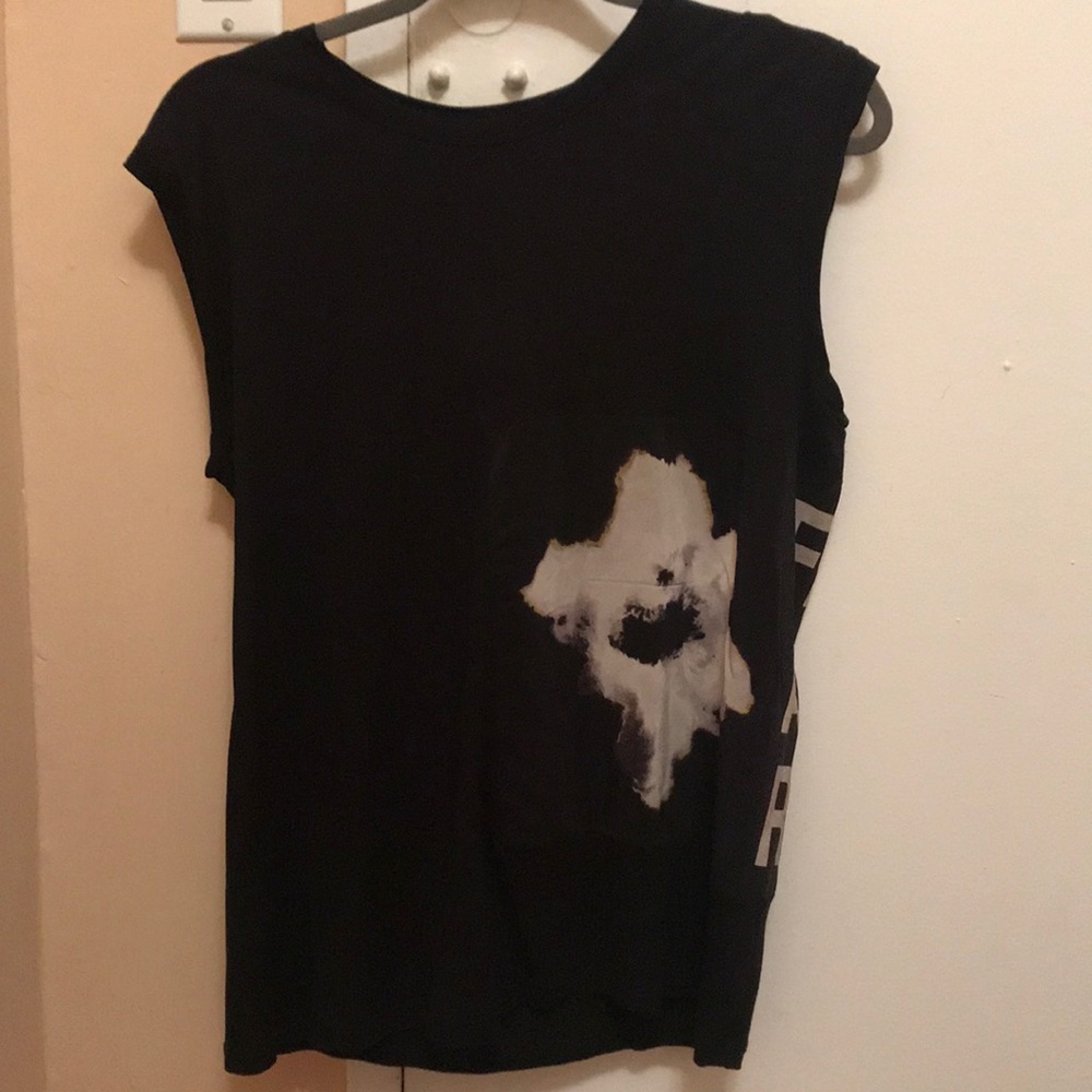 All Saints Mortis Aura Top in Black